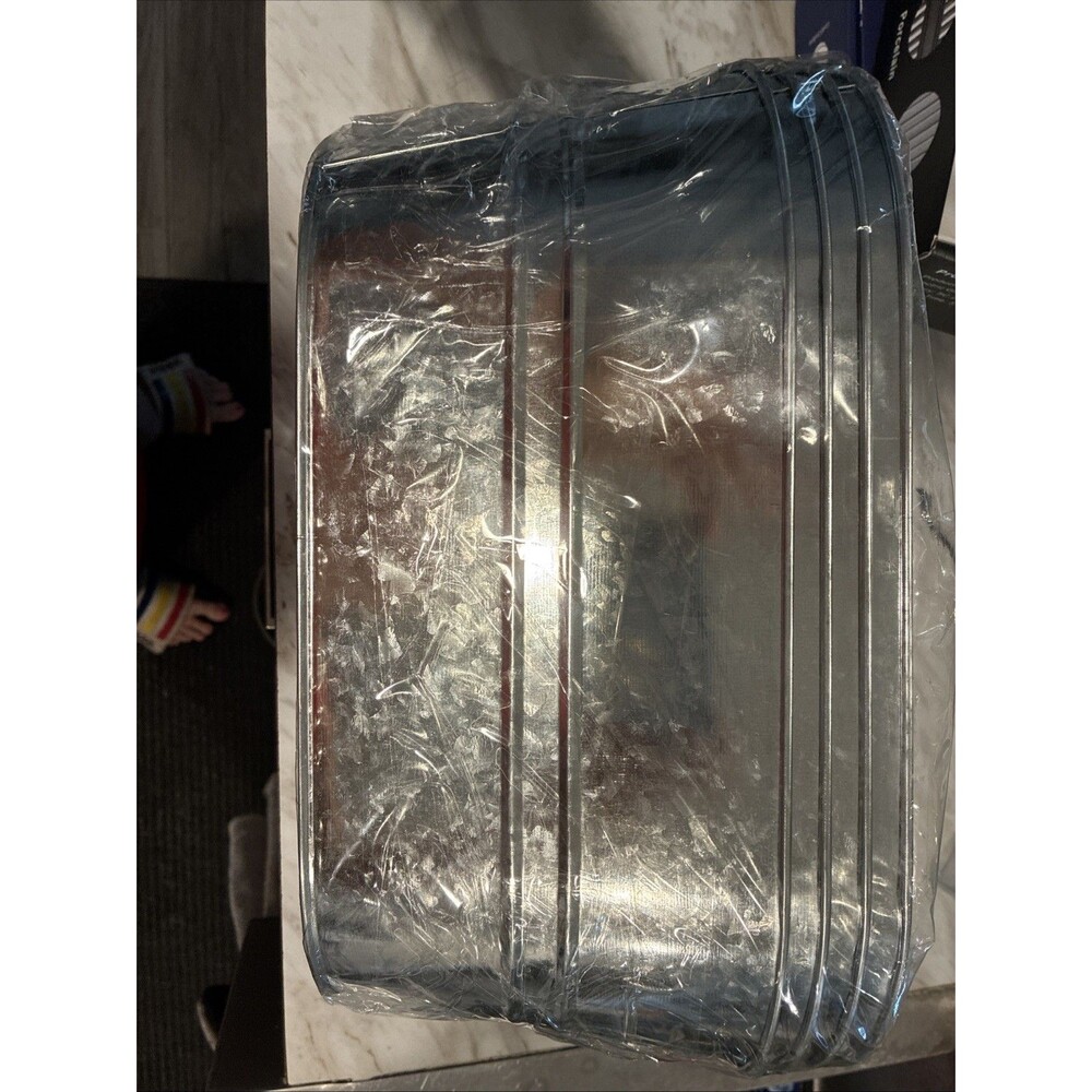 Four-Piece Galvanized Bucket Set 4-Gallon Ice Bucket Metal Champagne